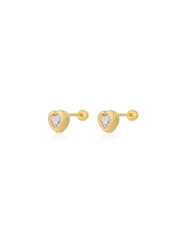 PURE LOVE EARRING(white)(silver925&18k gold plated)