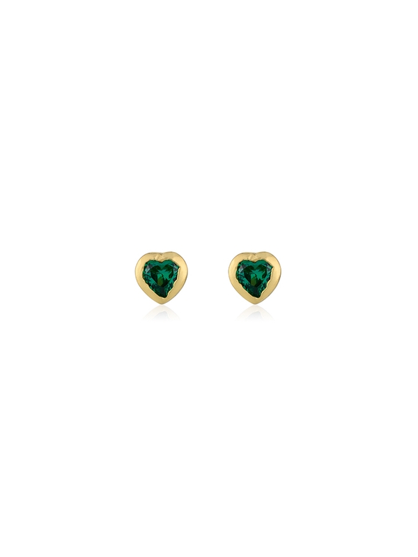 PURE LOVE EARRING(green)(silver925&18k gold plated)