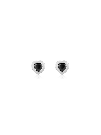 PURE LOVE EARRING(black)(silver925)