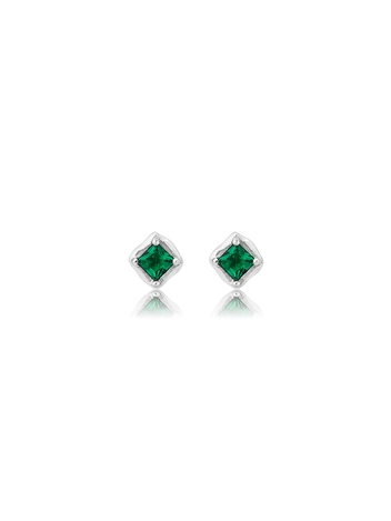 ICE EARRING(green)(silver925)