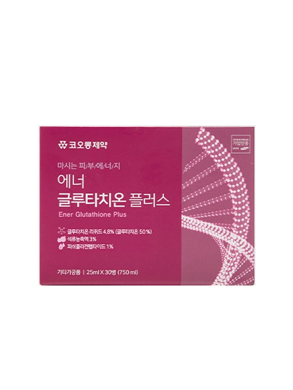 [코오롱제약] 마시는 피부에너지 에너 글루타치온 플러스 25ml x 30병 + 쇼핑백