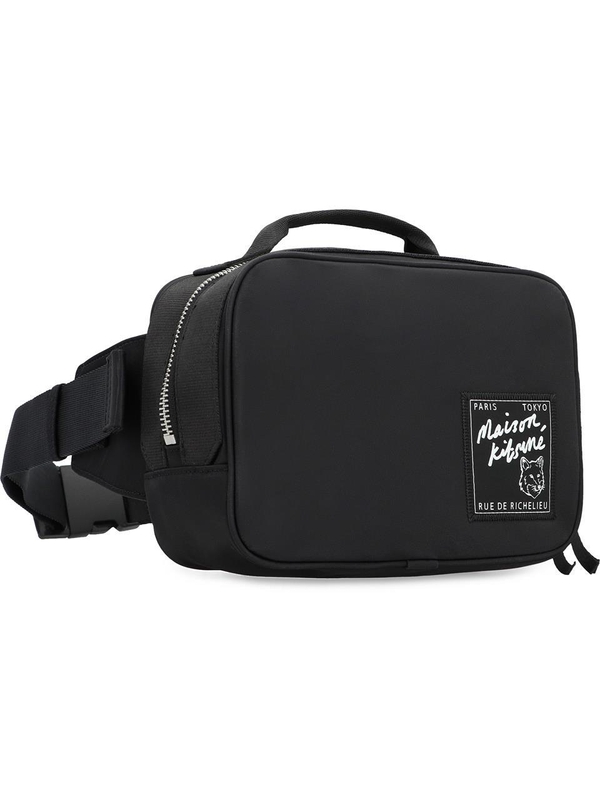 메종키츠네 SS24 The Traveller nylon belt bag MM05162WQ1001_P199