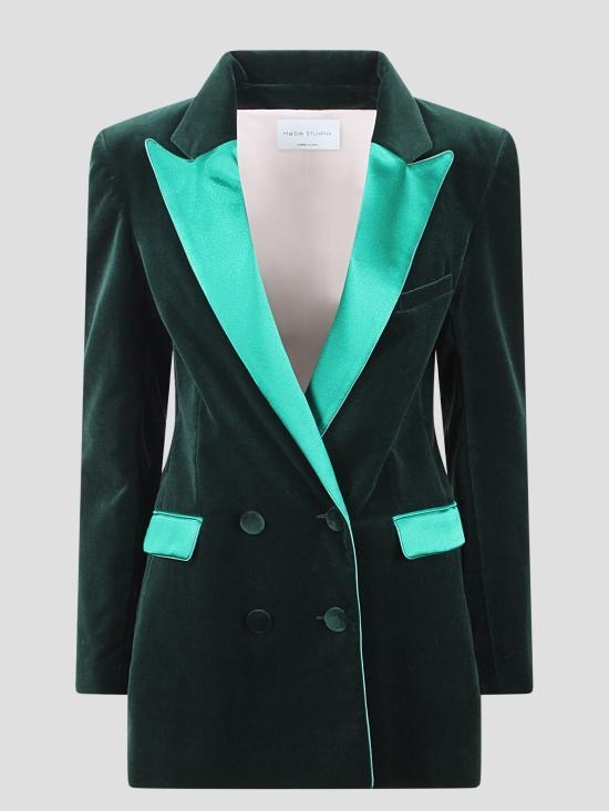 [해외배송] 19FW 헤베스튜디오 수트 자켓 BIANCA SUIT VELLUTO GIAC 575 VERDE