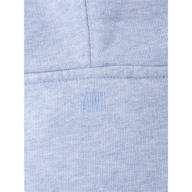 아미 (W) 하트로고 후드 USW205.747 HEATHER CASHMERE BLUE