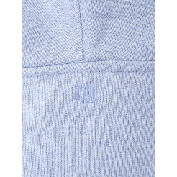 아미 (W) 하트로고 후드 USW205.747 HEATHER CASHMERE BLUE