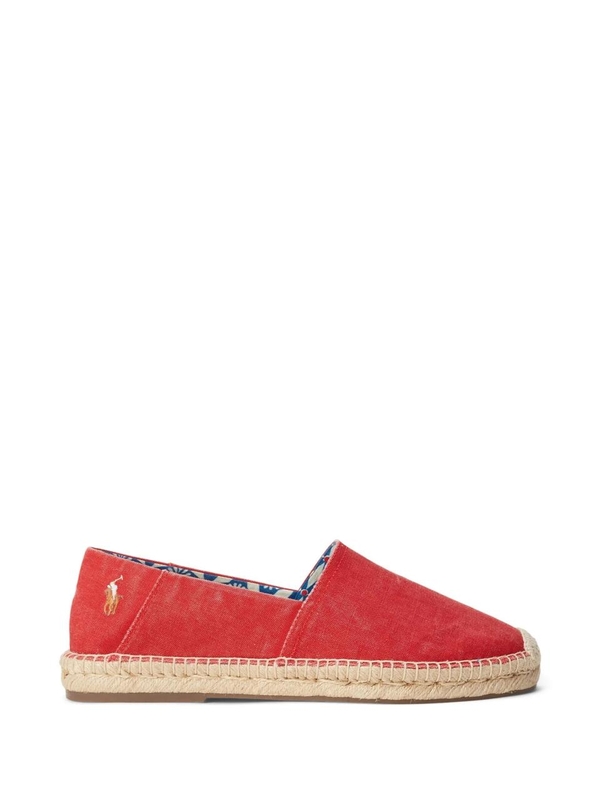 랄프 로렌 SS24 Ralph Lauren Flat shoes Red 803 932163003