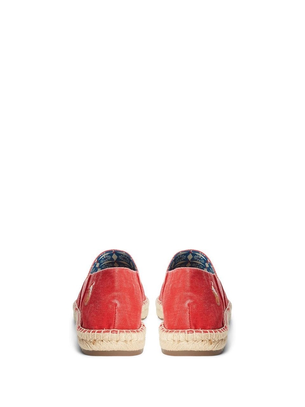 랄프 로렌 SS24 Ralph Lauren Flat shoes Red 803 932163003