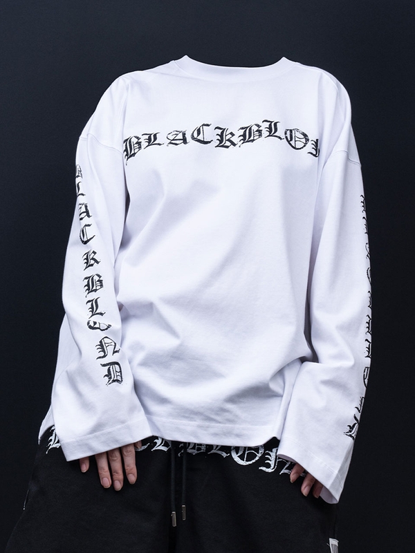 BBD Crushed Faith Long T-Shirt (White)