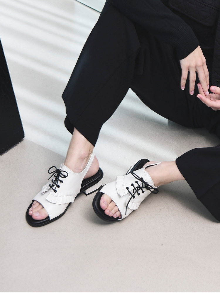 [백오브더문] Acon Sandal_Ivory