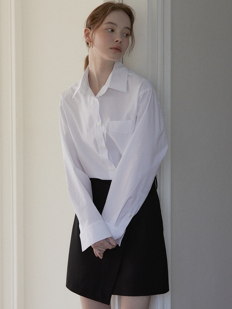 Poplin shirt (white)