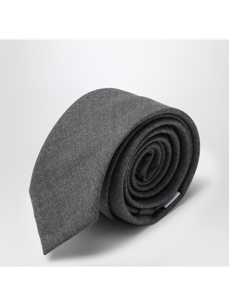 톰 브라운 FW24 Thom Browne Grey wool tie MNL001A00626