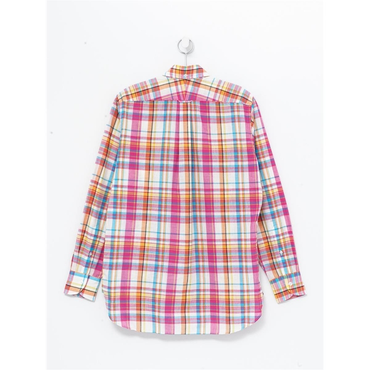 드레익스 MADRAS BD SHIRT PINK MULTI