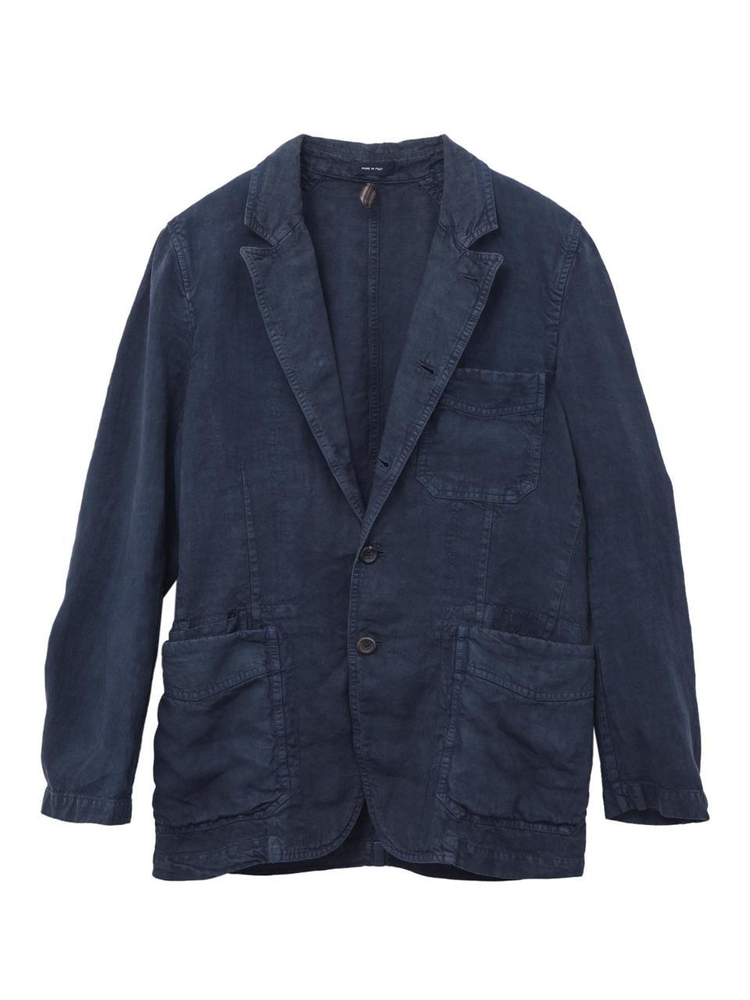 드레익스 MKII LINEN GAMES BLAZER NAVY