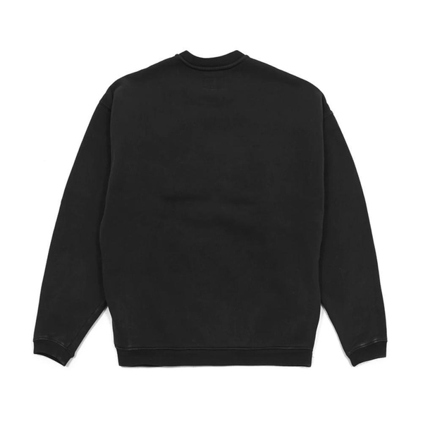 24SS CRACKLE 로고 기모 맨투맨 118537 WASHED BLACK