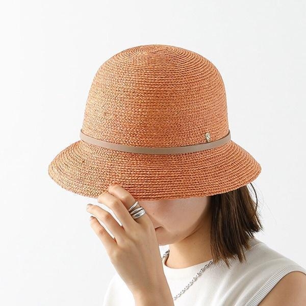 헬렌카민스키 베사 6 라피아 모자 OrangeSelenite/Sand HAT50172 Helen Kaminski Besa 6