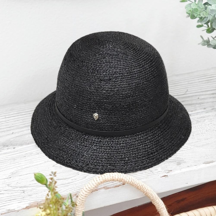 헬렌카민스키 베사 6 라피아 모자 Charcoal/Black HAT50172 Helen Kaminski Besa 6