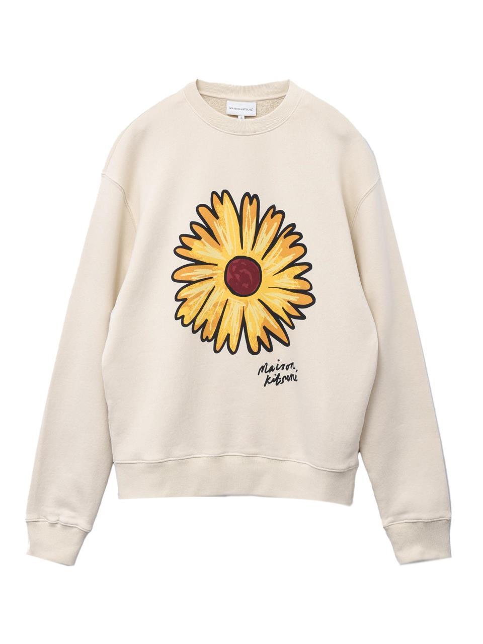 Maison Kitsune | 메종키츠네 플로팅 플라워 컴포트 맨투맨 MM00317KM0321 메종키츠네 플로팅 플라워 컴포트 맨투맨 MM00317KM0321