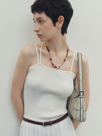 Triple Strap Sleeveless (Ivory)