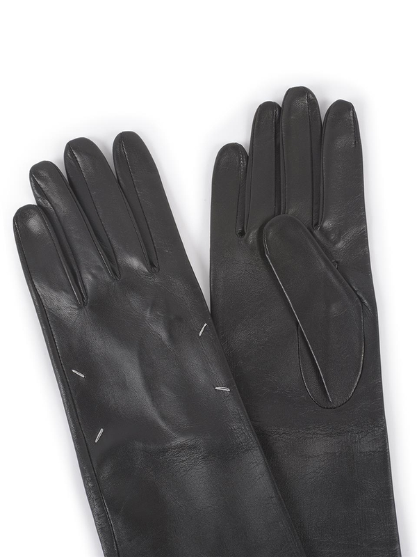 메종마르지엘라 SS24 Maison Margiela Gloves Black S29TS0067SY1622900