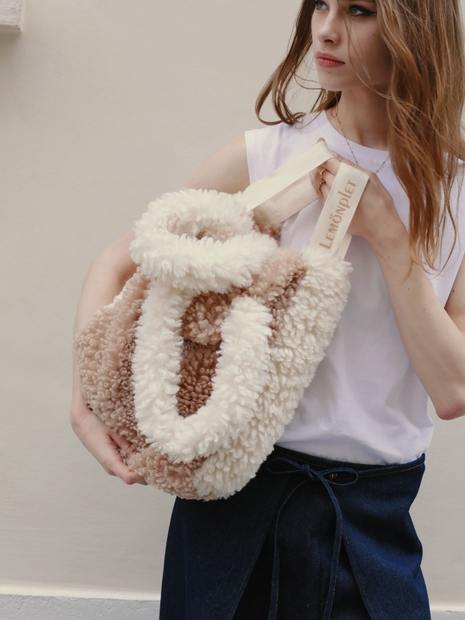 FAUX FUR PHRYNE ECO BAG (LAC007KRACC)