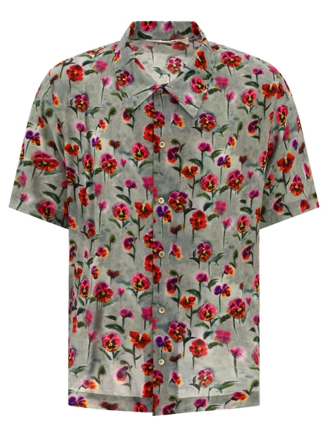 세퍼 셔츠 SS24 Noam shirt SS24NOAMBLUBLURRED FLOWERS