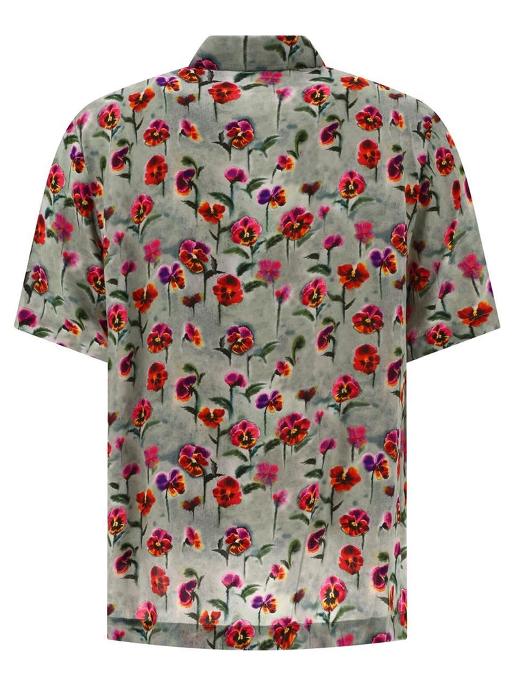 세퍼 셔츠 SS24 Noam shirt SS24NOAMBLUBLURRED FLOWERS