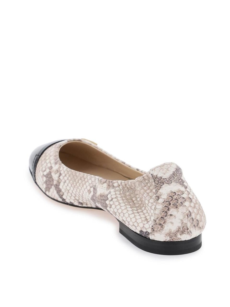 토즈 플랫슈즈 Tods snake-printed leather ballet flats XXW94K0HZ30T89