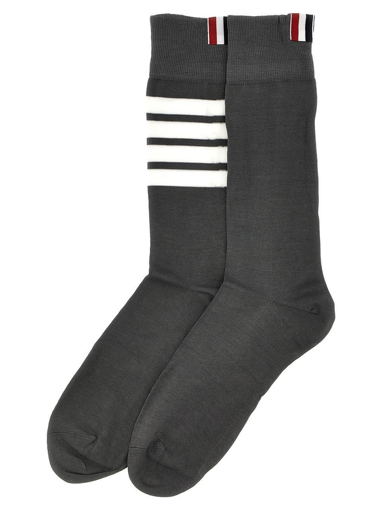 톰 브라운 FW24 4 Bar socks MAS023B01690035