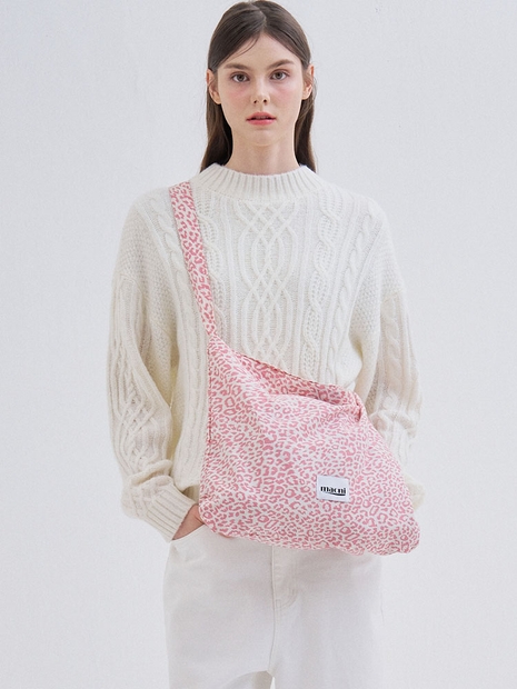 LEOPARD ECO CROSS BAG_PINK