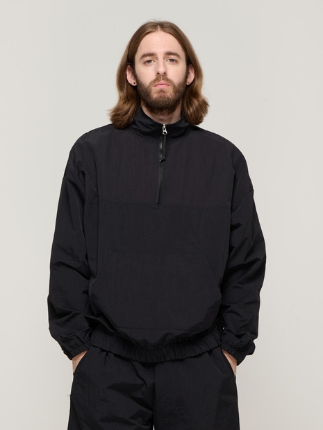 CB TASLAN HYBRID ANORAK (BLACK)