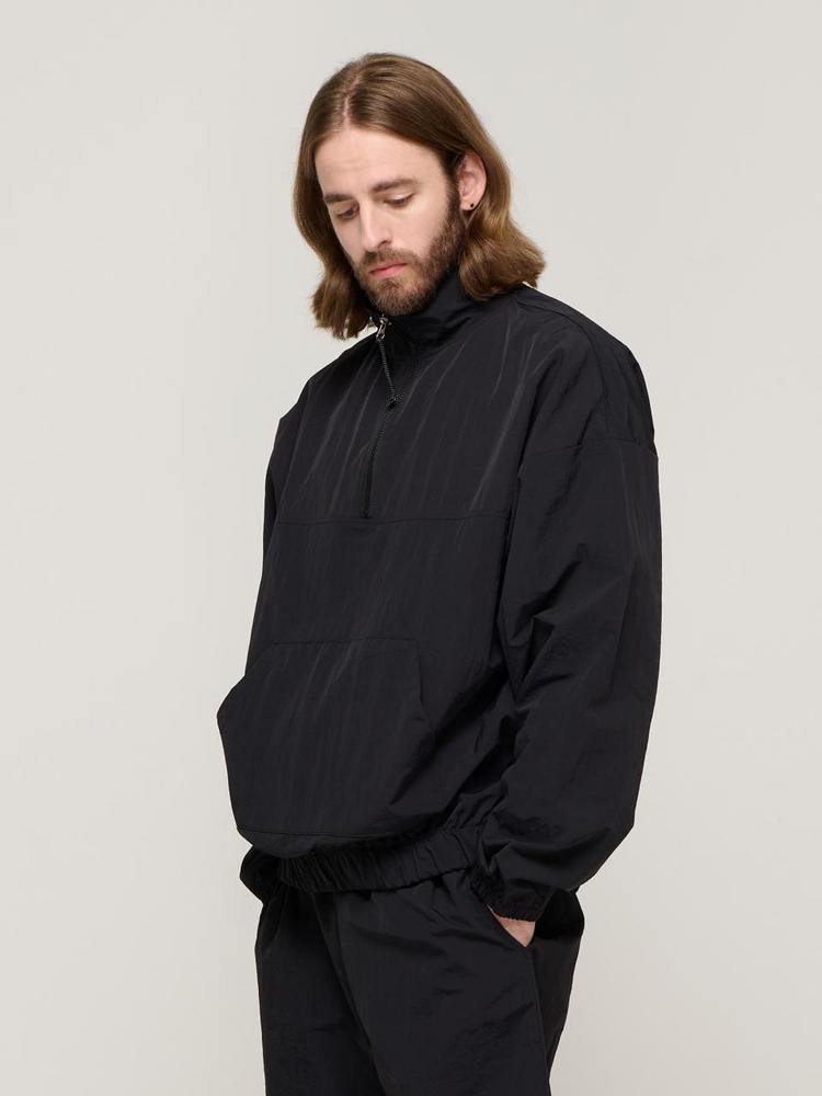 CB TASLAN HYBRID ANORAK (BLACK)