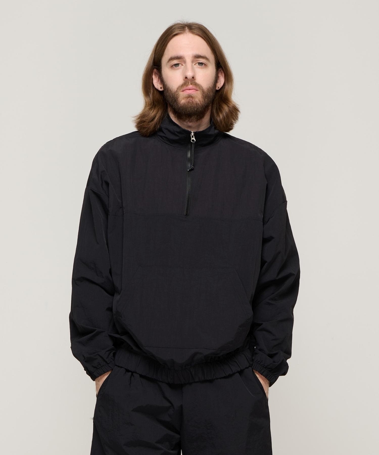 CB TASLAN HYBRID ANORAK (BLACK)