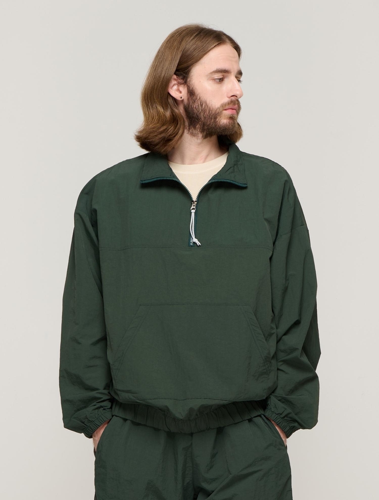 CB TASLAN HYBRID ANORAK (GREEN)