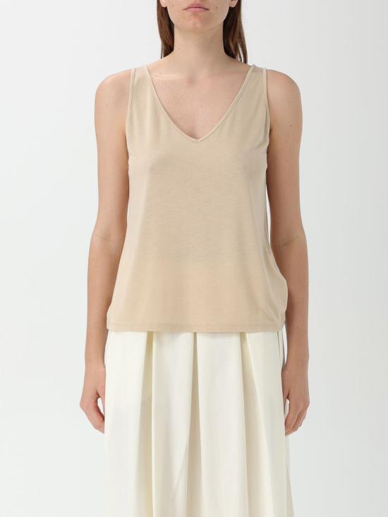 Vince | [해외배송] 24SS 빈스 민소매 티셔츠 V018684450 231WOK Beige [해외배송] 24SS 빈스 민소매 티셔츠 V018684450 231WOK Beige