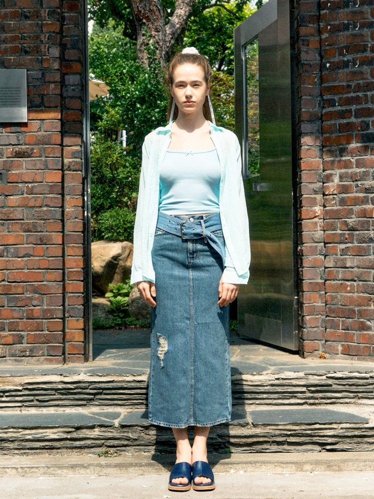 Y2K Long Skirt