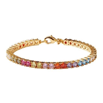 [해외배송] 24SS 크리스탈 헤이즈 팔찌 SERENA BRACELET RAINBOW