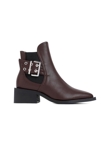 가니 FW24 Ganni Feminine Buckle Chelsea Boots S2652