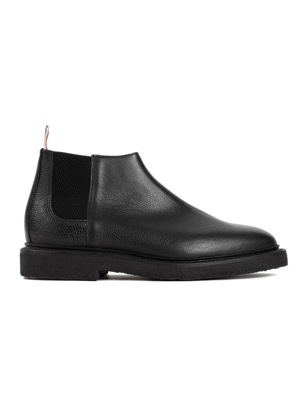 톰 브라운 FW23 Thom Browne Leather Mid Top Chelsea Boots MFB224B.06257