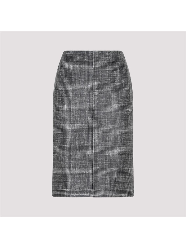 보테가베네타 SS24 Bottega Veneta Printed Leather Midi Skirt 739562.V2RZ0