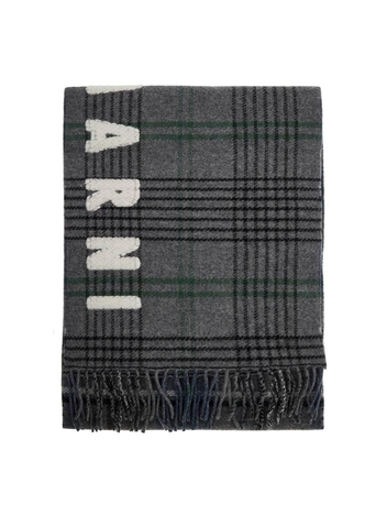 마르니 FW24 double check wool scarf in 8 SCMC0119Y0 UAW035