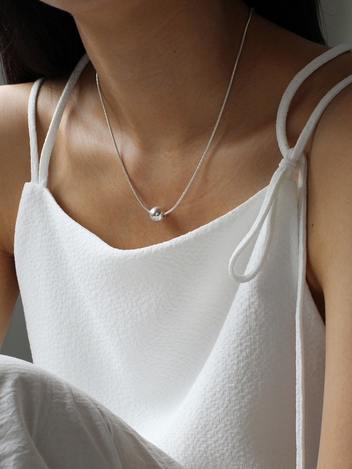 [Silver 925] Ball Two Way Necklace 