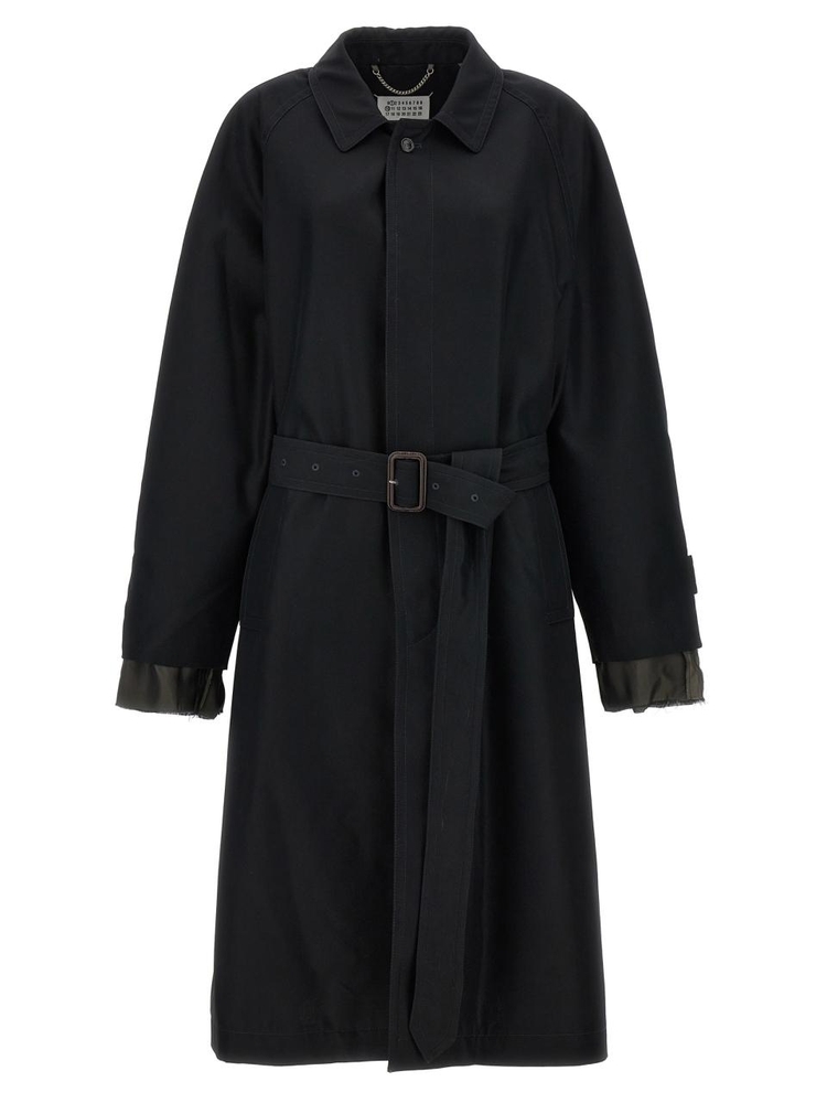 메종마르지엘라 FW24 Long single-breasted trench coat S50AH0132S54694900