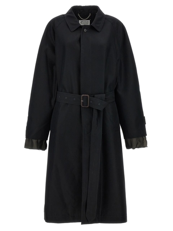 메종마르지엘라 FW24 Long single-breasted trench coat S50AH0132S54694900