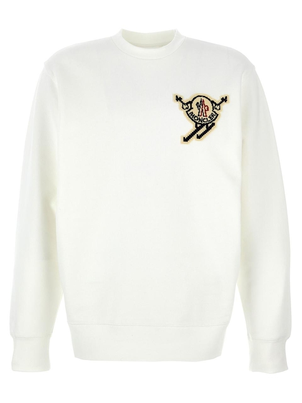 몽클레르 FW24 Logo patch sweatshirt 8G00016899V4034