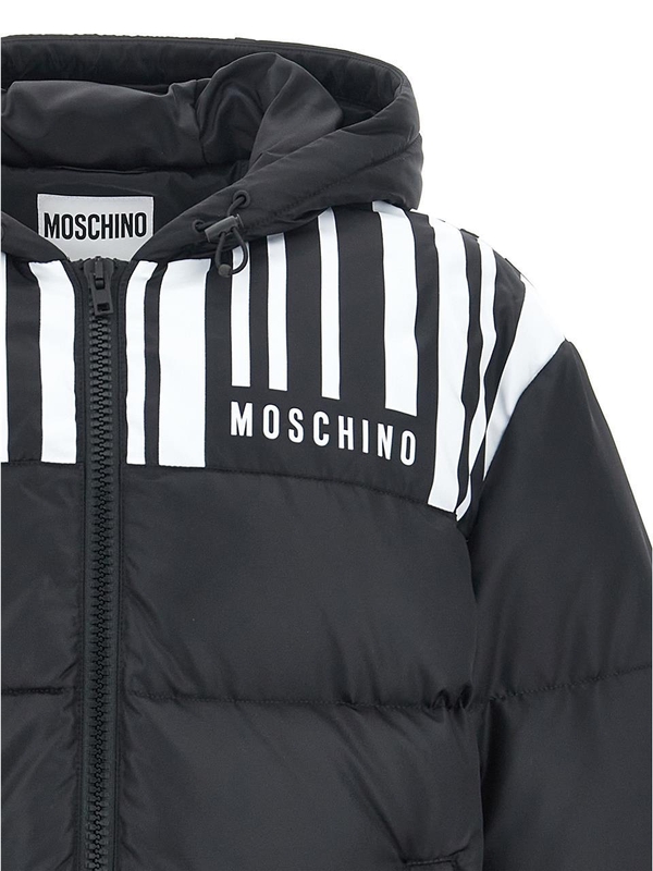 모스키노  Contrast print down jacket. A061752151555