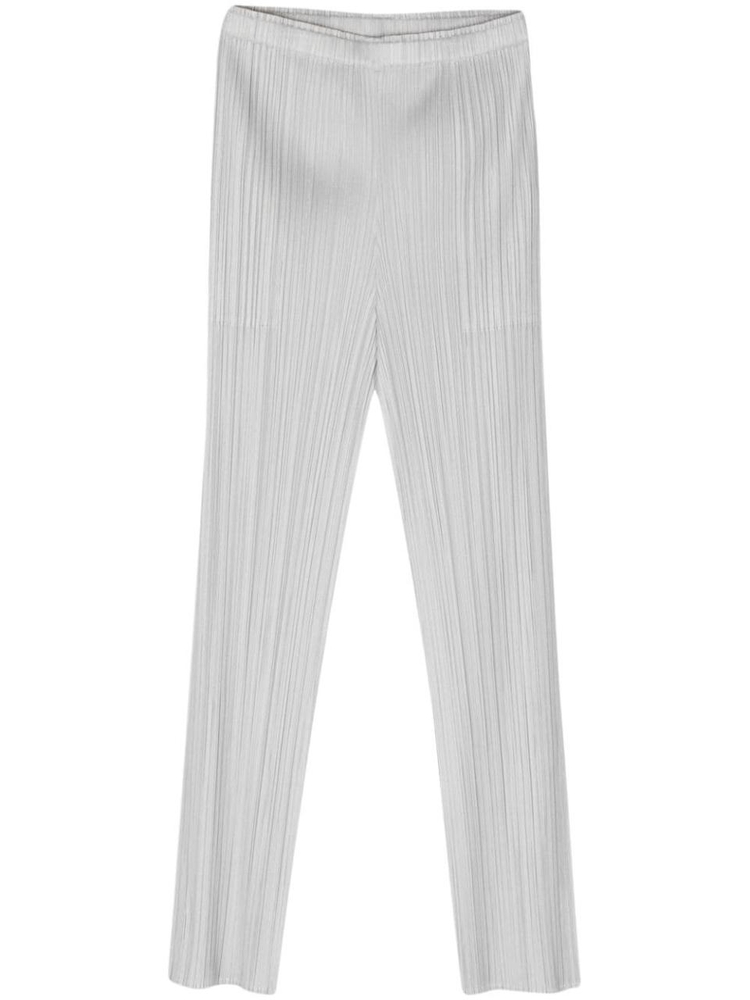 이세이미야케 팬츠 SS24 Pleats Please Trousers Light Grey PP46JF11110