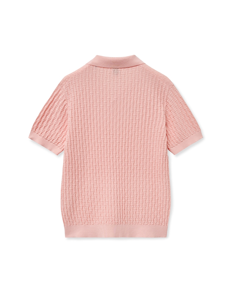 I Signature Half Opencollar_Peach