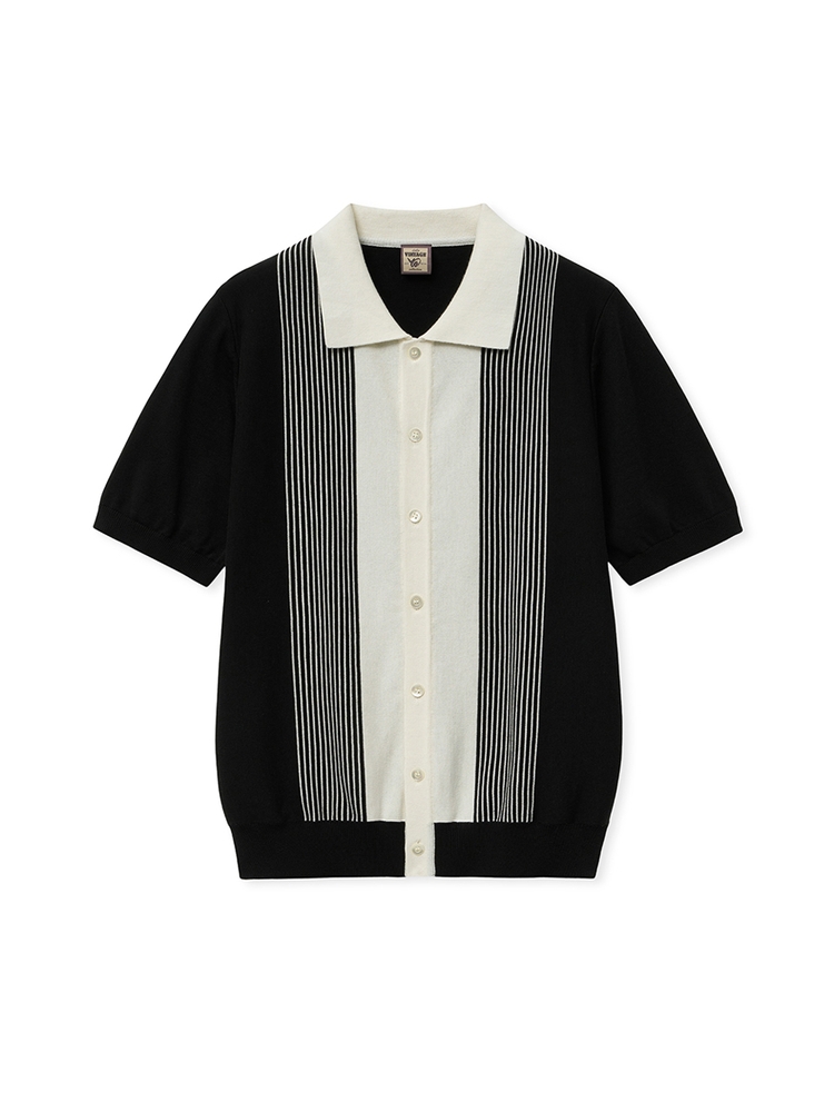 Iconic Open Shirt_Black