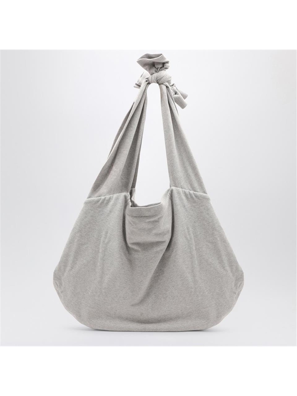 발렌시아가 FW24 Balenciaga New Jersey heather grey hobo bag 7924802AA6R