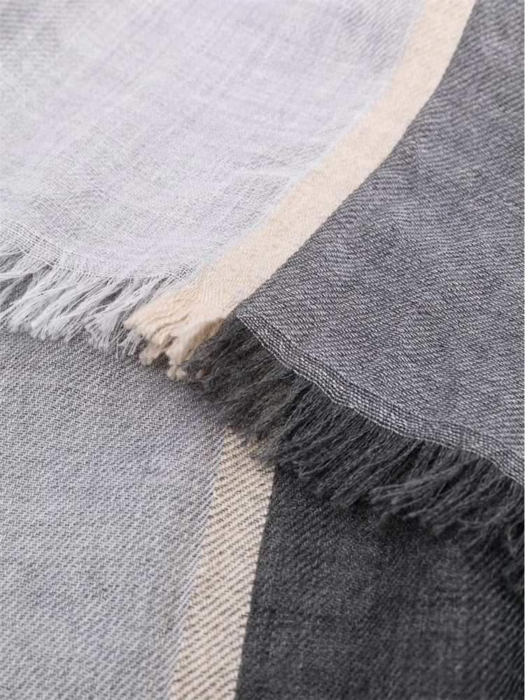 브루넬로쿠치넬리 FW24 Brunello Cucinelli Scarfs Grey MSC606AVCW483